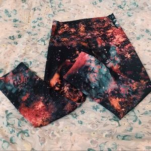 Small galaxy yoga pants